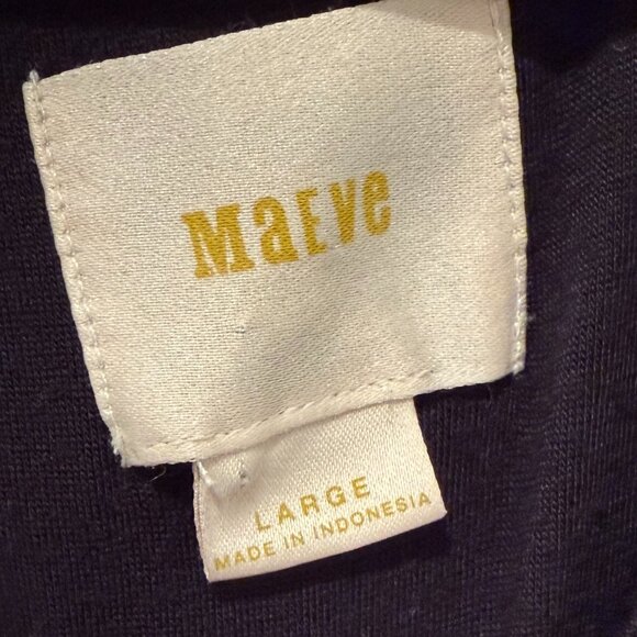 Maeve Anthropologie Dress Textured Sweetheart Fit and Flare Swing Black Size L - Picture 4 of 4